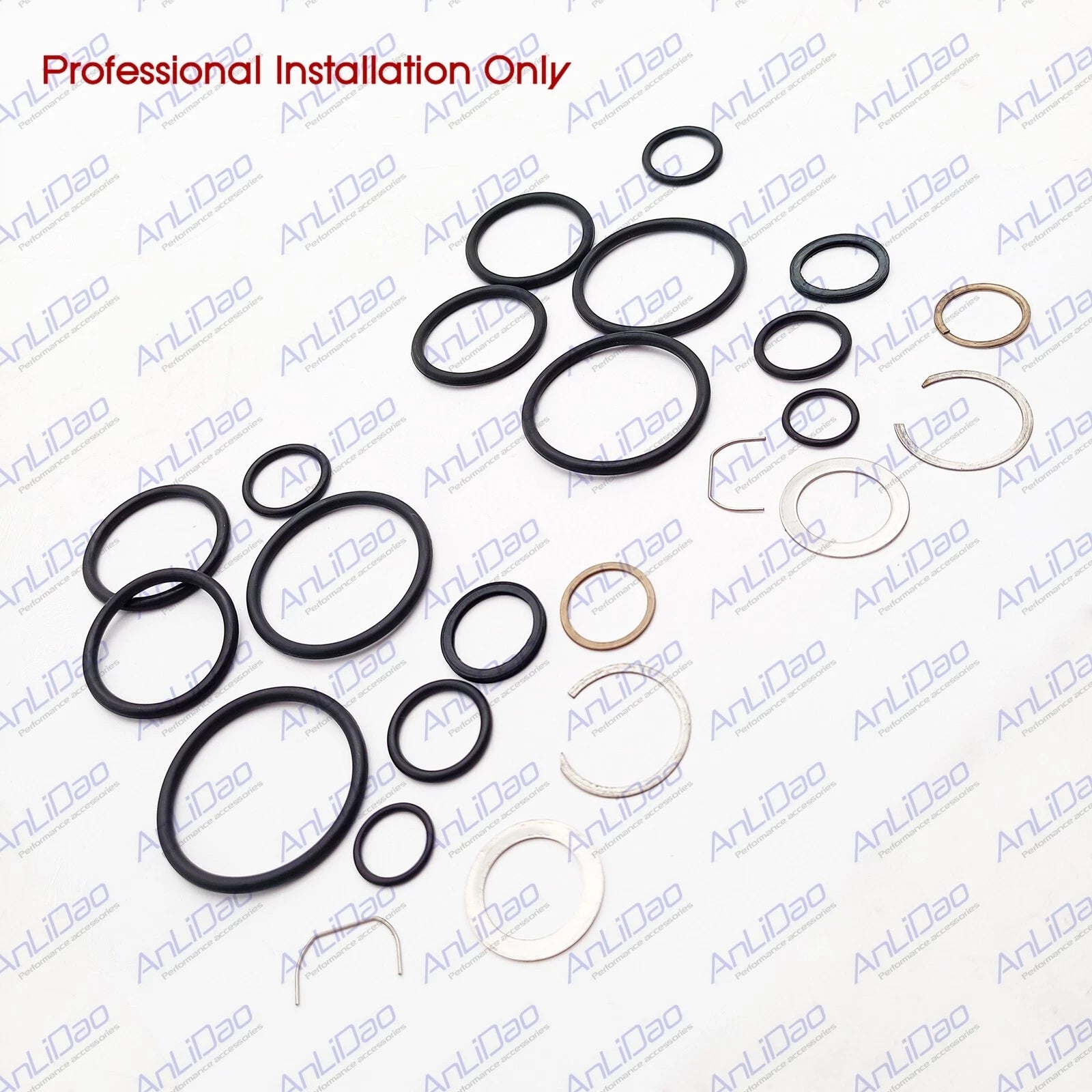 2Pcs Power Trim Ram Cylinder O-Ring Seal Kit for MerCruiser Alpha (N/A)