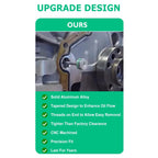 Aluminum Oil Separator for LS Barbell (Silver, Green Options)