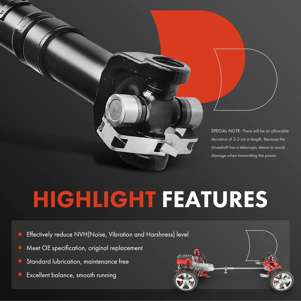Front Driveshaft Assembly for Jeep Wrangler (2003-2006)