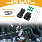 3 Pin Crank Cam Speed Sensor Connector Plug for Mitsubishi Evo, Subaru 