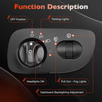 Headlight Switch with Fog Light Function for Ford F-150 Heritage (2000-2004)