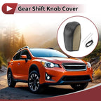 1Pc Gear Shift Knob Cover for Subaru Forester (2014–2023) Black Beige