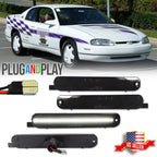 4X Smoke White LED Side Marker Lights for Chevy Lumina & Monte Carlo (1995–2001)