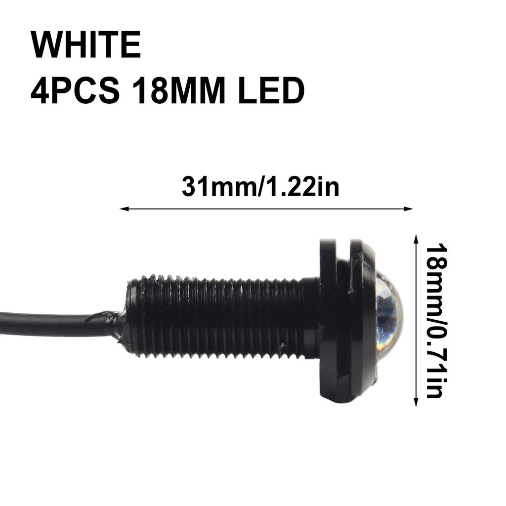 4 x 12V LED Lamp Car Grille Lighting Lights Waterproof for Ford Raptor