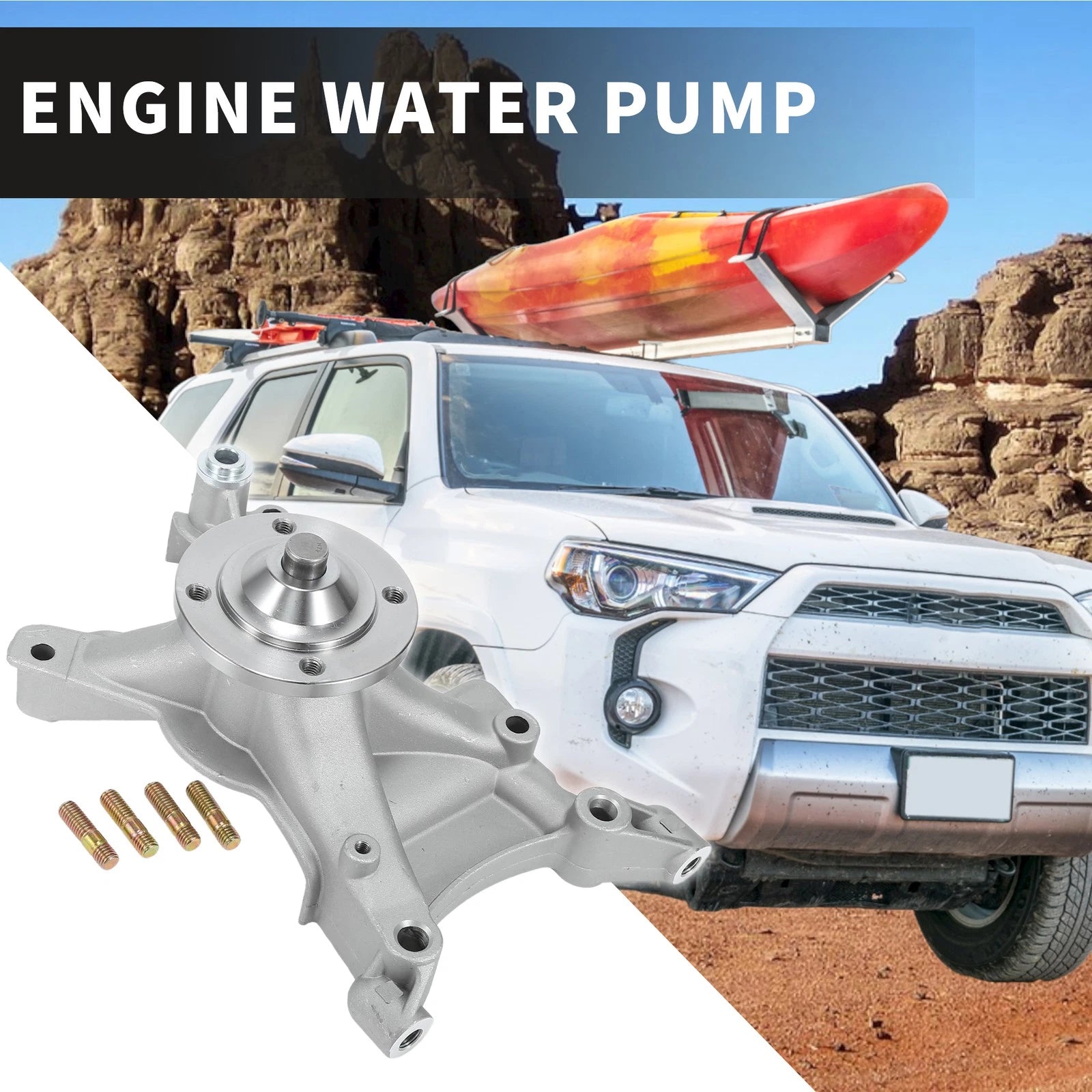 Water Pump with Screw Kit for Lexus GX470 LS400 LX470 (2003–2009)