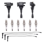 Ignition Coil & Spark Plug & Wireset for 2003-2006 Kia Sorento 3.5L V6 UF431