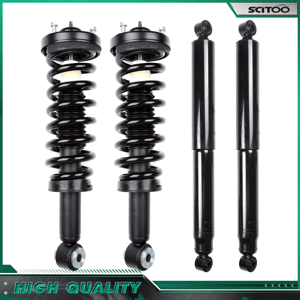 Set of 4 Complete Struts & Shocks for Ford F150 RWD
