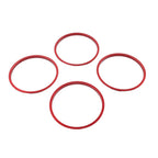 Red AC Outer Vent Trim Covers for Toyota Tacoma (2016-2022)