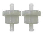 2Pcs Fuel Filter for Suzuki DF4 DF5 DF6 DF8A DF9.9 15410-98500 5032238 18-7719