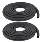 Pair Front Door Weatherstrip Seal for Chevy Silverado GMC Sierra 1500 2500 3500 (2007–2018)