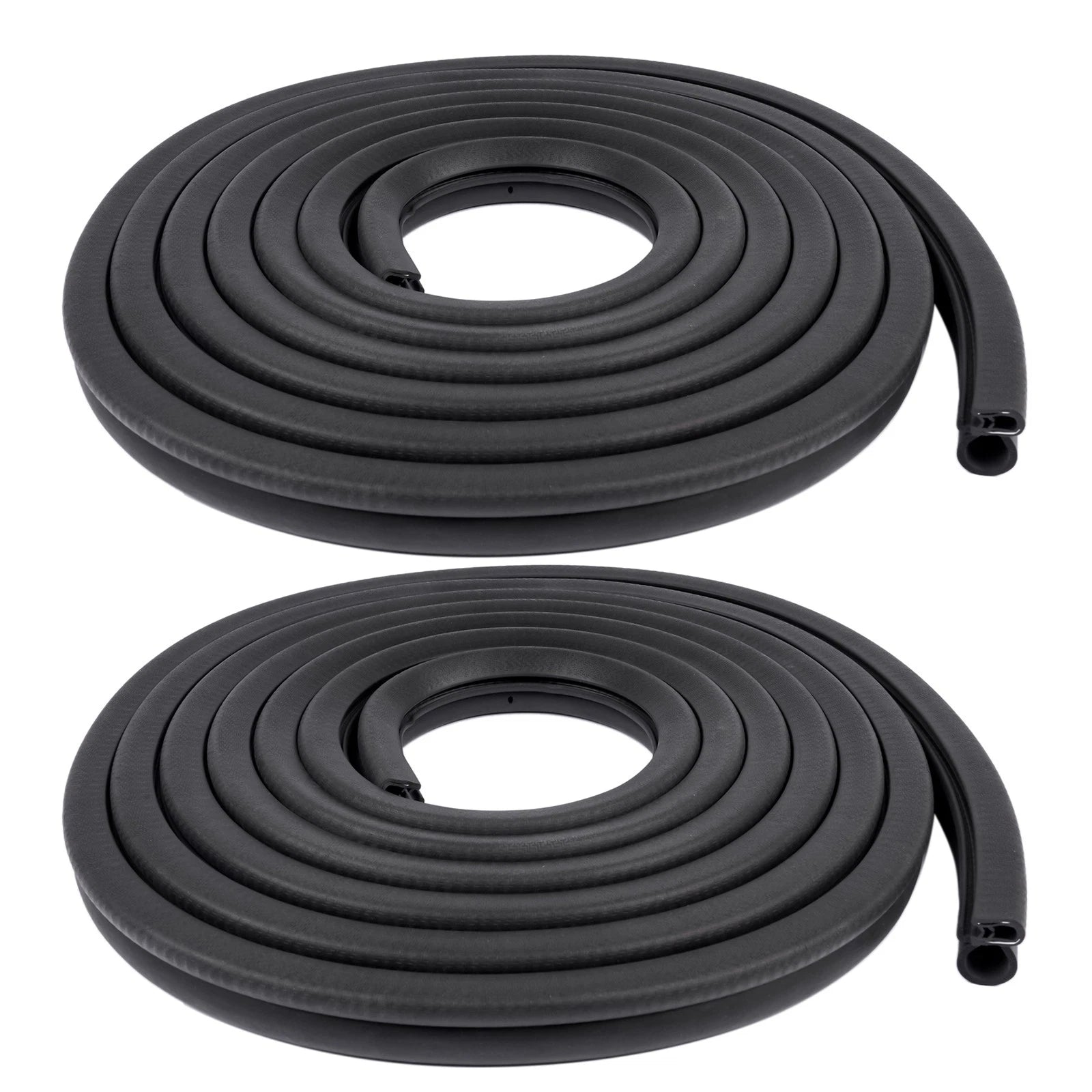 Pair Front Door Weatherstrip Seal for Chevy Silverado GMC Sierra 1500 2500 3500 (2007–2018)