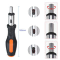 Ratchet Screwdriver Repair Tool 10-Point Alloy Steel Construction