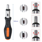 Ratchet Screwdriver Repair Tool 10-Point Alloy Steel Construction