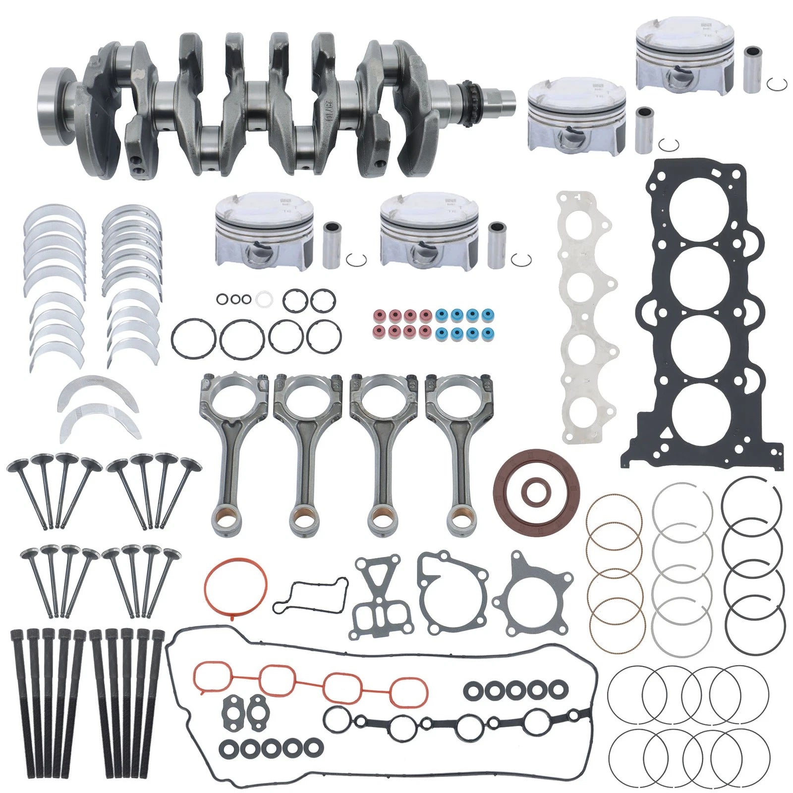 Overhaul Rebuild Kit for Hyundai Kia 1.6L L4 Engine