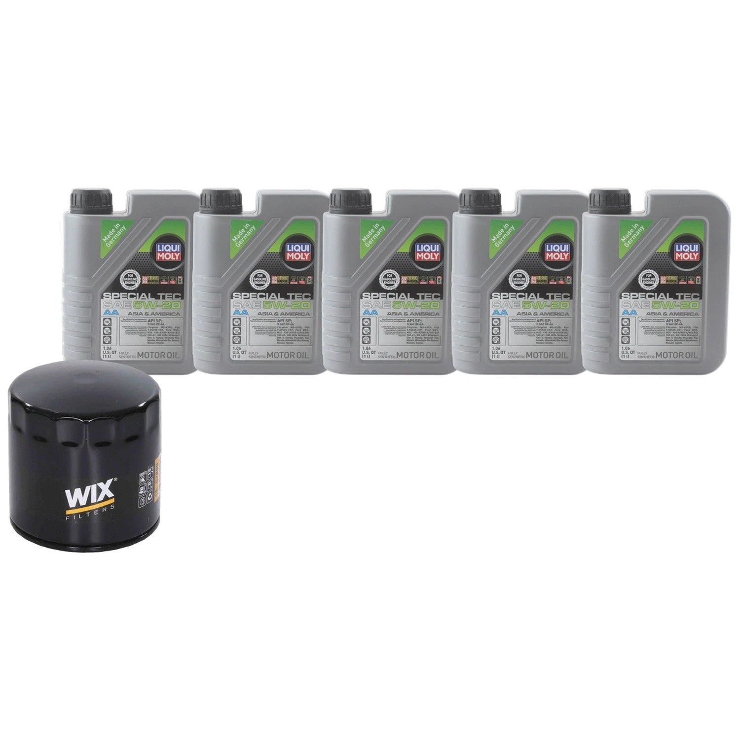 5L Liqui Moly Special Tec AA 5W-20 Engine Oil Change Kit for Compass (2007–2023)