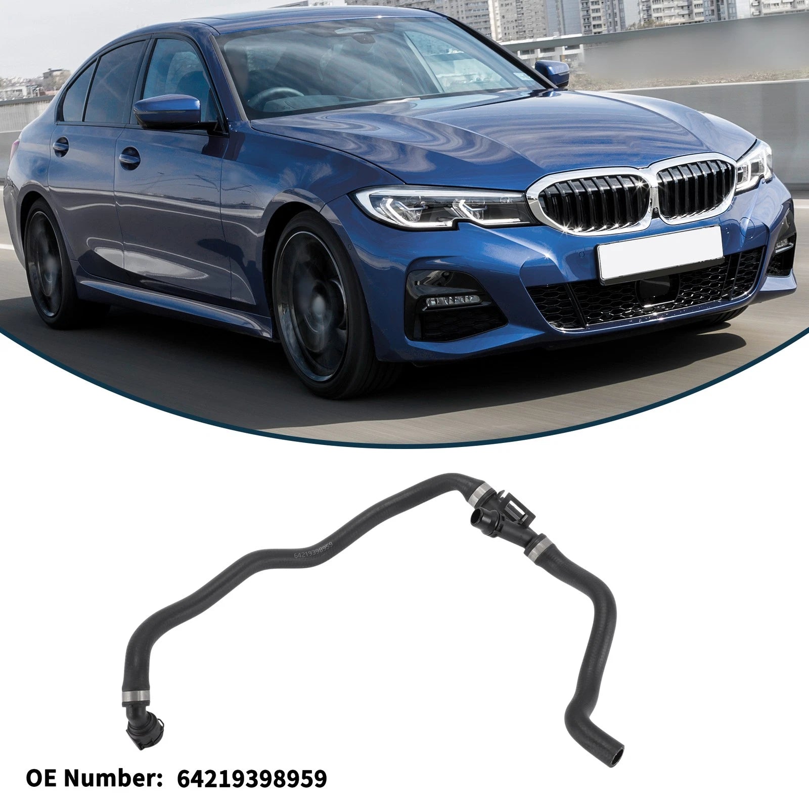 Radiator Hose No. 64219398959 for BMW 330i (2018–2019)