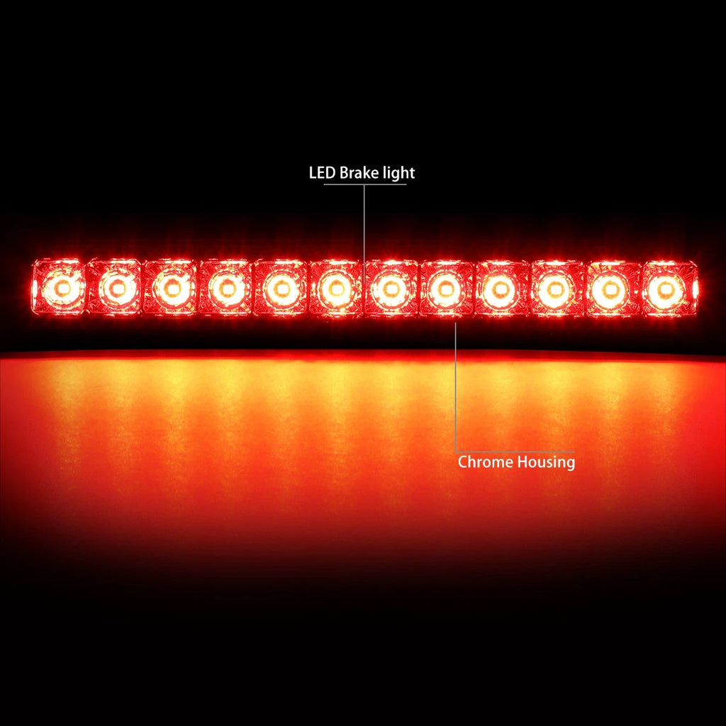 LED 3rd Tail Brake Light Lamp Chrome for Armada QX56 (2004–2015)