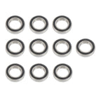 Set of 10 Deep Groove Ball Bearings 40x68x15mm Double Rubber Seals