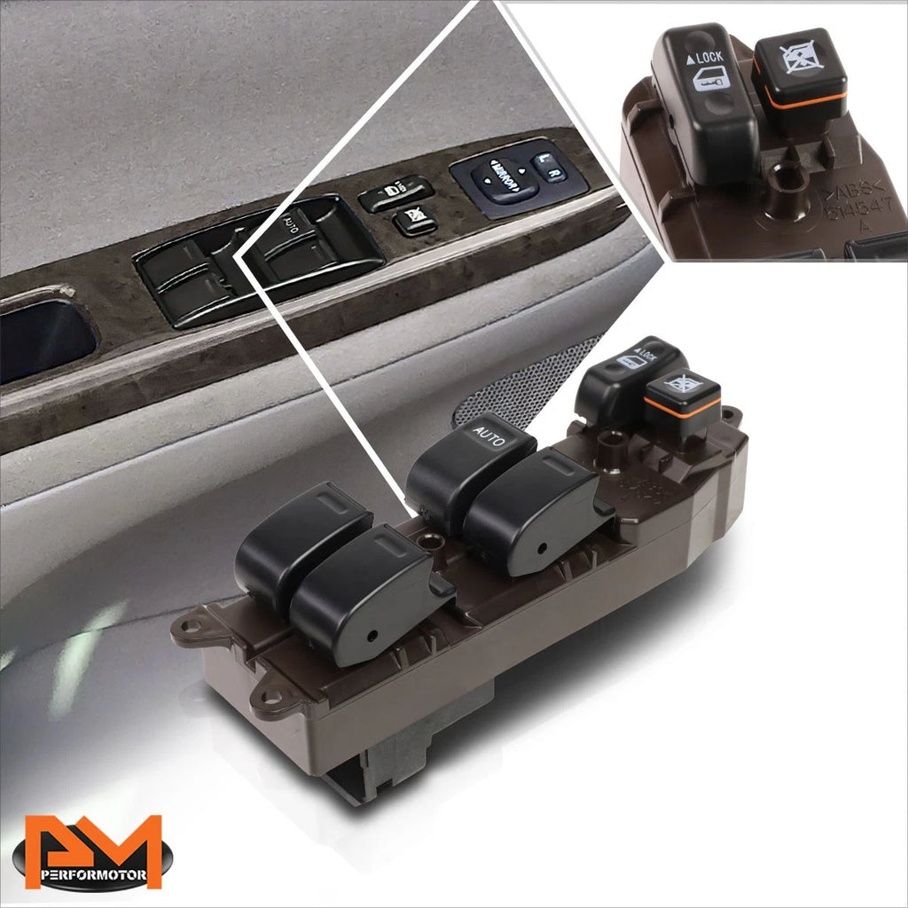 Driver Side Power Master Window Switch for Toyota Camry Sienna Scion xA xB (2004–2010)
