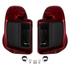 Lower Vented Fairings for Harley Street Road Glide (2014-2025) Velocity Red Sunglo