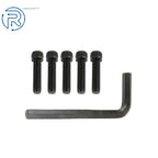 Set of 8 Gauge Hole Blocks with Screw Wrench Case