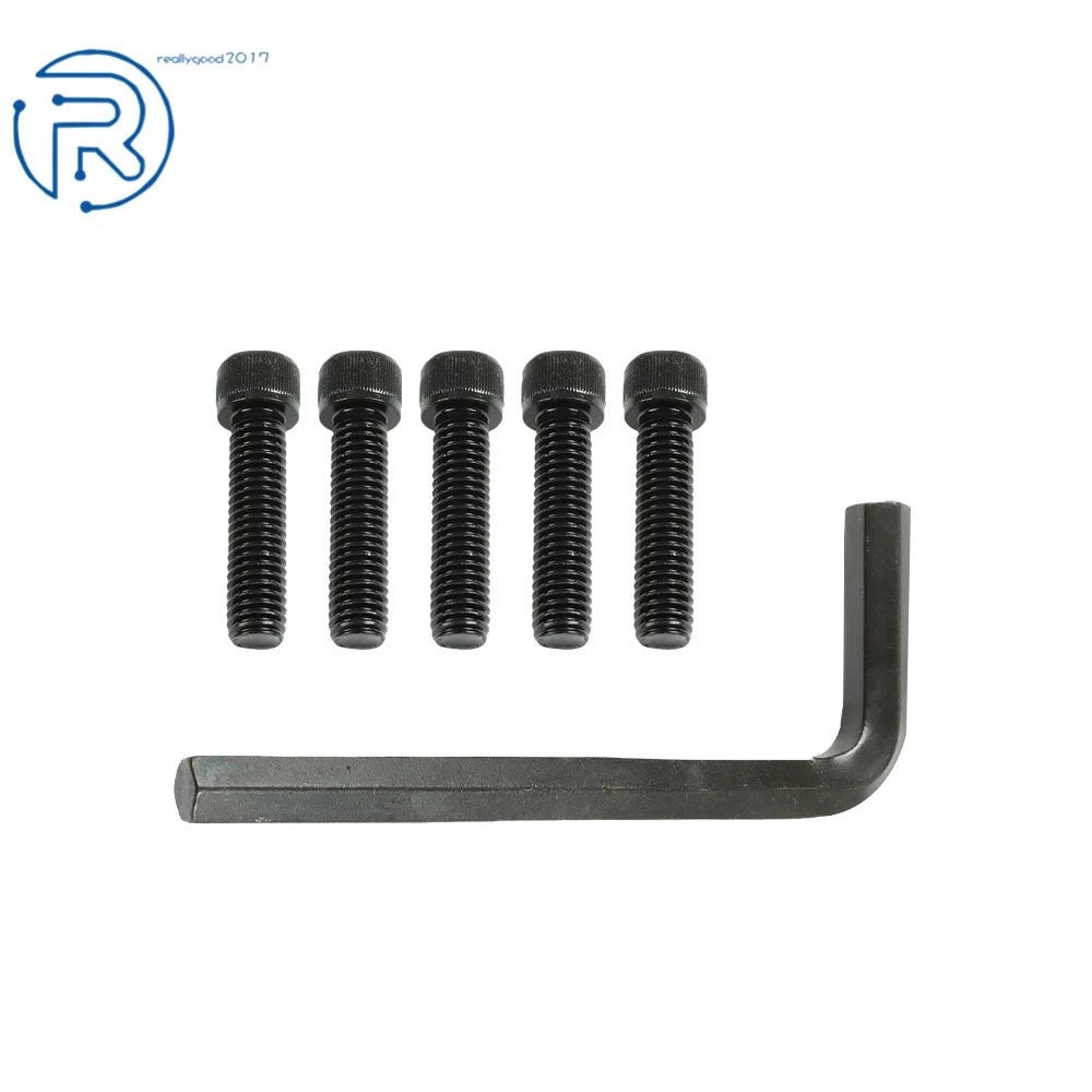 Set of 8 Gauge Hole Blocks with Screw Wrench Case