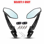 Pair of Black Racing Rearview Mirrors for Honda CBR954 CBR929 CBR600 (1999–2011)