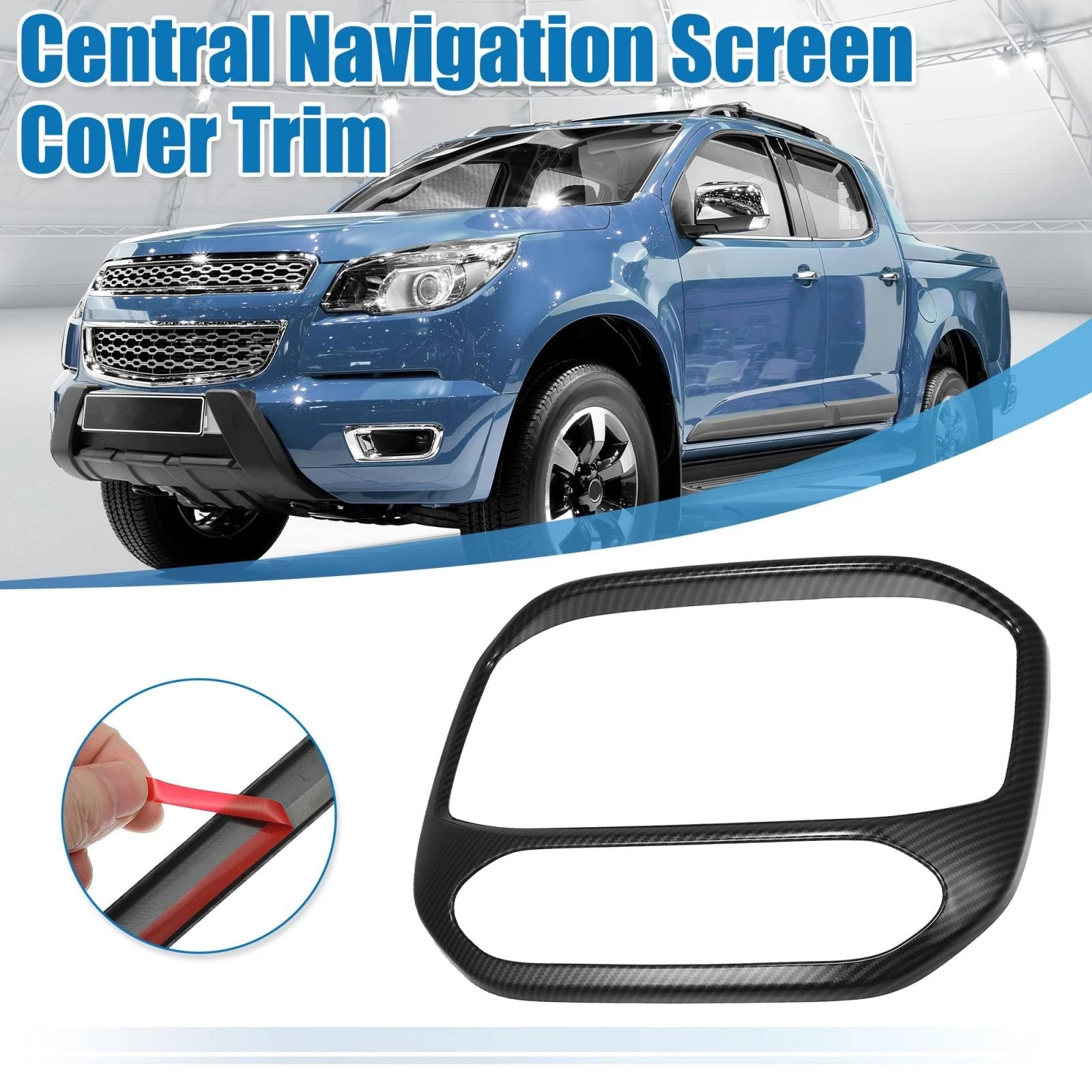 Black Central Navigation Panel Air Outlet for Chevrolet Colorado (2015–2022)