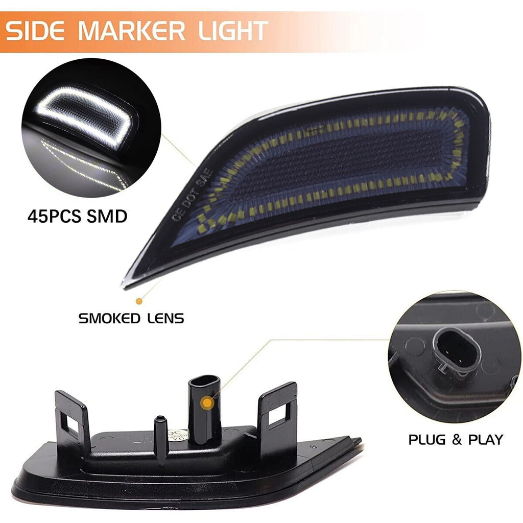 LED Side Marker Light for 2021–2023 Cadillac Escalade, Chevy Suburban, GMC Yukon