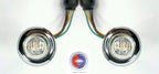 LED Dual Color Marker Clearance Lights 1-1/4 Inch for Universal Fit (12V)