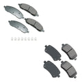 Set of 4 Akebono ProACT Ceramic Disc Brake Pads for Freestar Monterey (2004–2007)