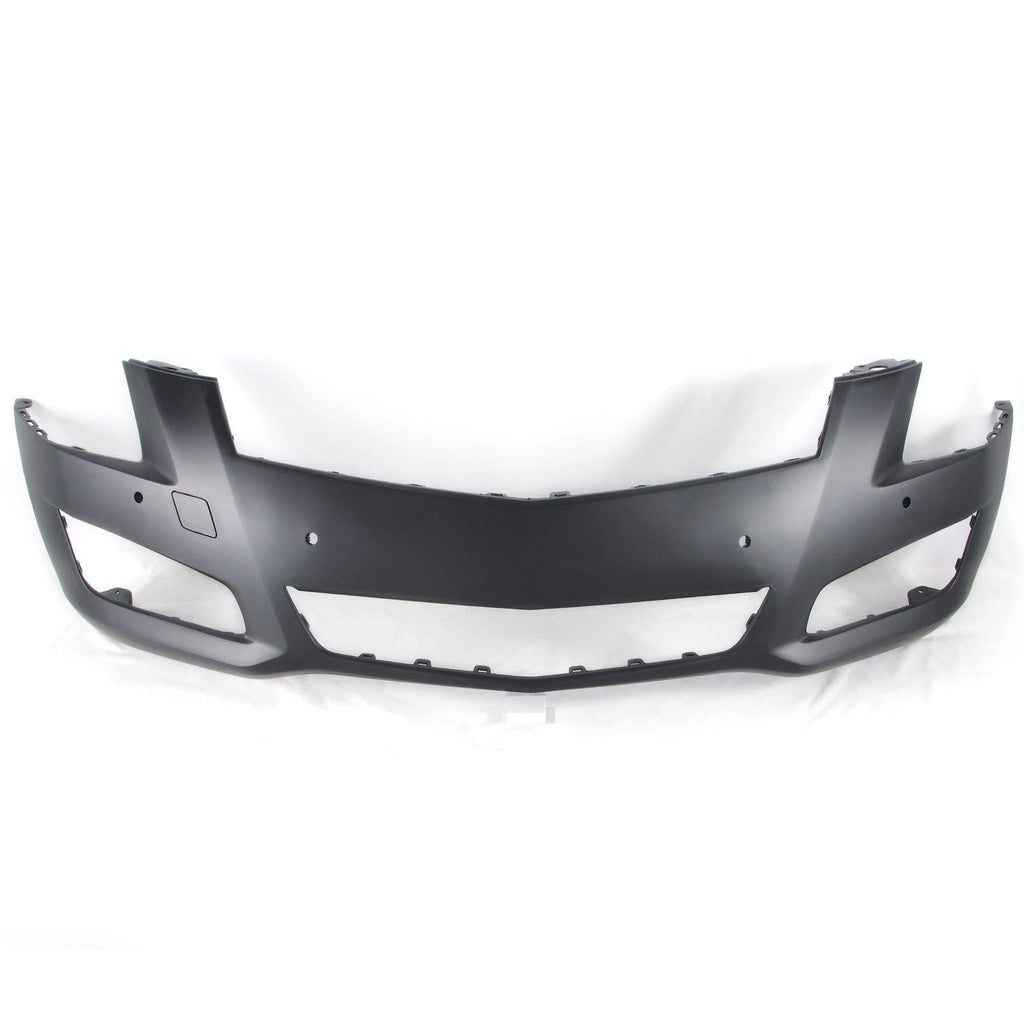 Primed Front Bumper Cover for Cadillac ATS (2013–2014) with Sensor Holes
