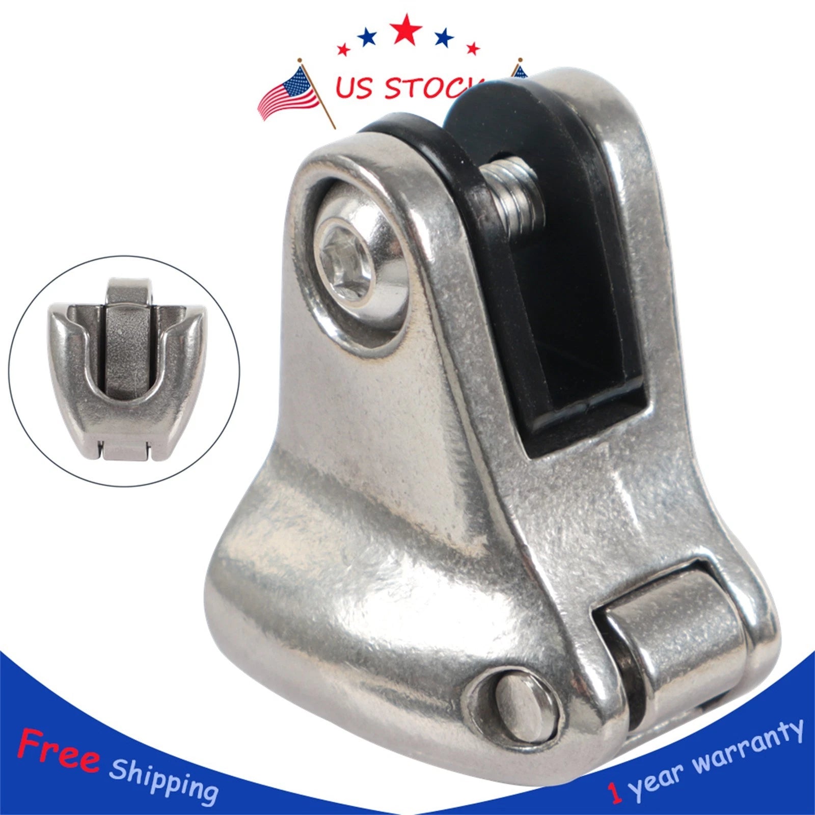 Bimini Top Hinge Clip for Tracker Tahoe 