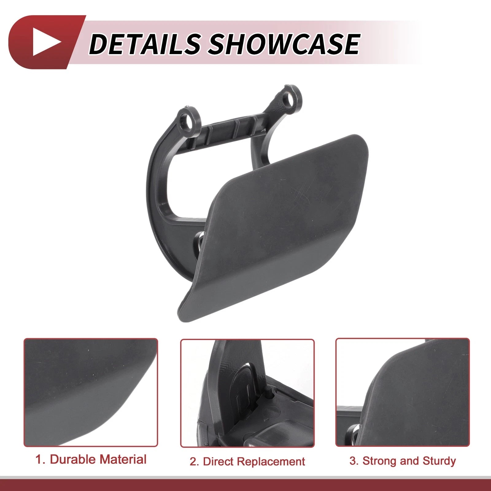 Front Left Washer Nozzle Cover Cap No. 51117335053 for BMW 740i (2013–2015)