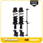 Front Struts with Coil Spring Sway Bar Links Kit for Nissan Versa Note (2012–2019)
