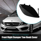 Front Bumper Tow Hook Cover for Mercedes-Benz CLA-Class (2014–2019) No.A1178850622 Black