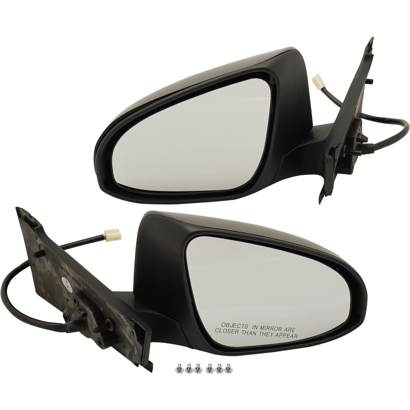 Power Heated Mirrors for Toyota Yaris (2014) - Driver & Passenger Side