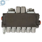 6 Spool Hydraulic Control Valve for Backhoe with 2 Joysticks