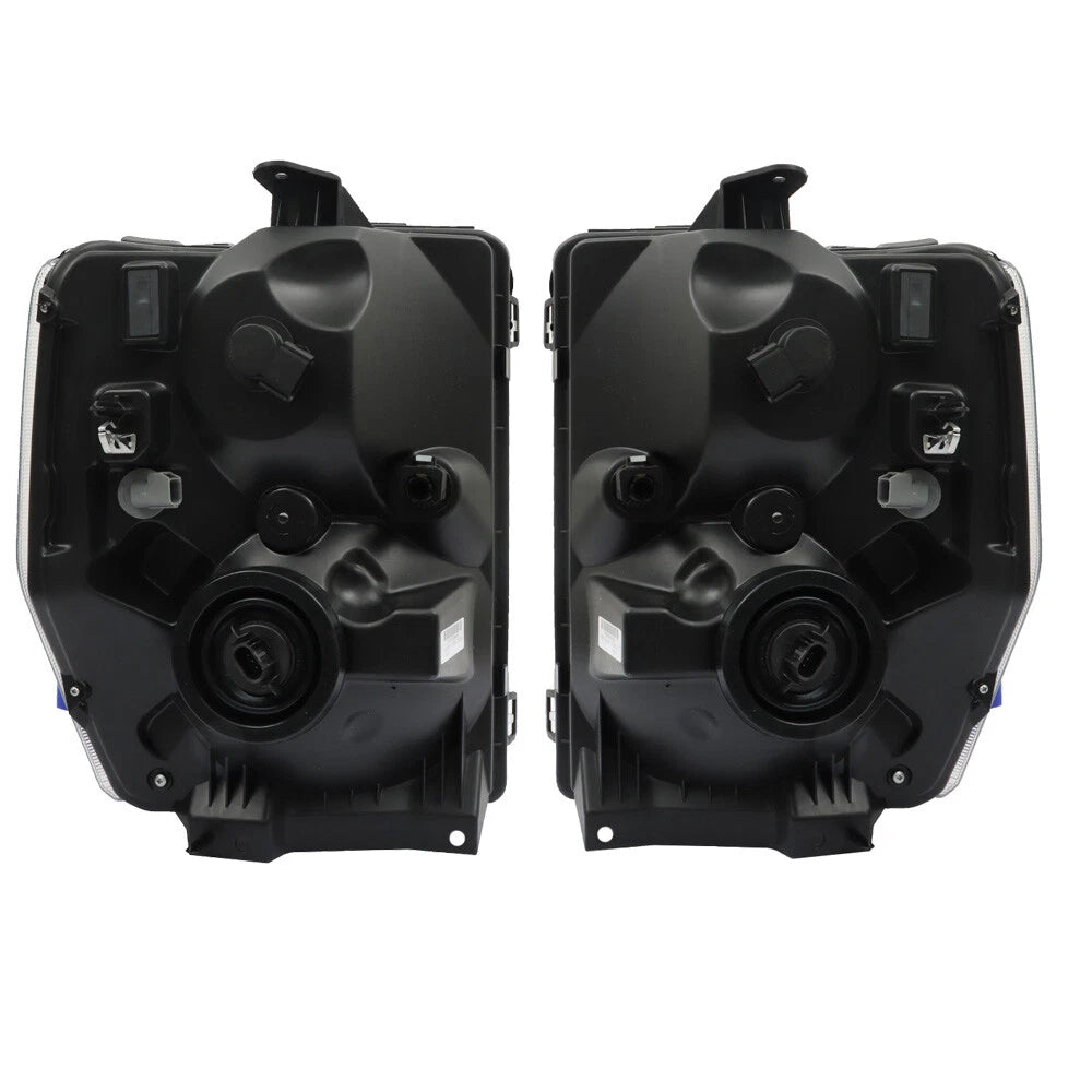 Set of 2 Headlight Assemblies for Ford E150 E250 E350 E450 (2008–2014)