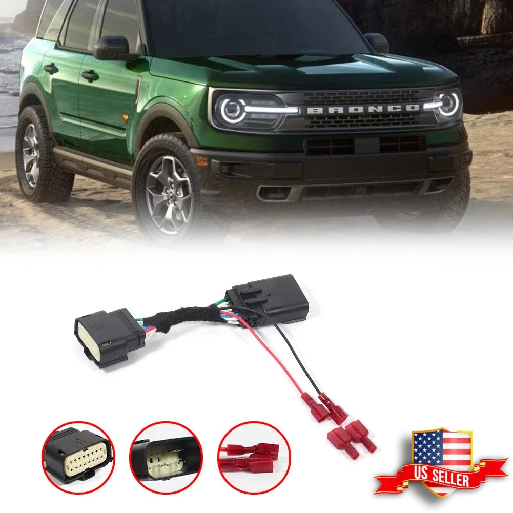 Parking Light Plug Adapter for Ford Bronco (2021–2023) - LED Compatible