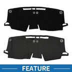 Dashboard Cover Mat for Toyota Sienna (2021–2024) Sun Protector Black