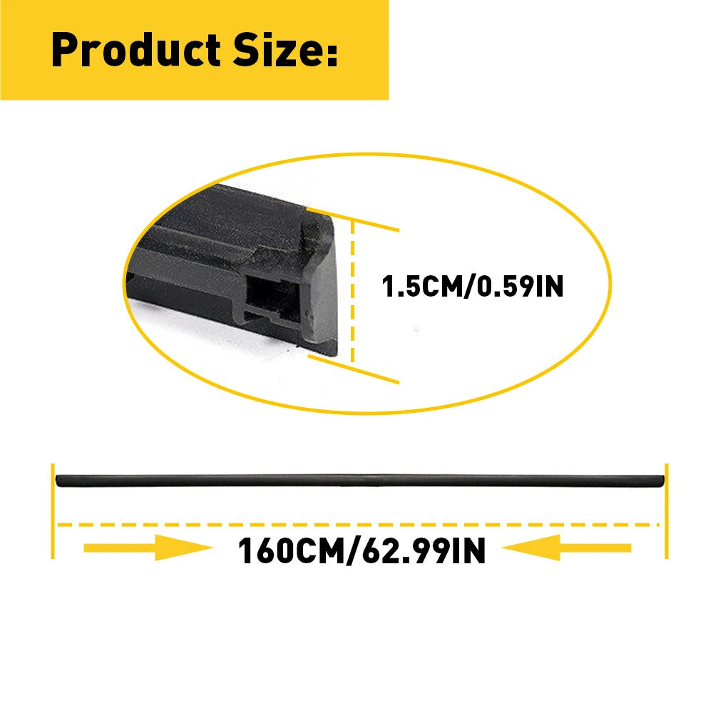 Set of 2 Roof Drip Moulding Trim for Toyota Yaris Hatchback (2006–2016)