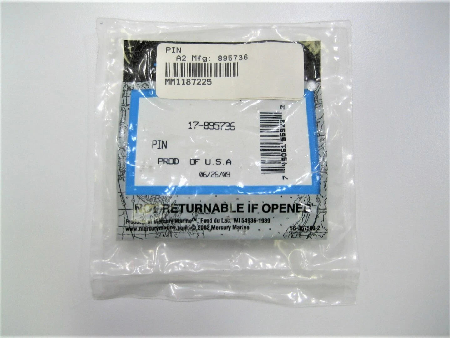 Shift Pin for Quicksilver Verado 4 Stroke 4 Cylinder (17-895736)