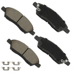 Set of 4 Front Ceramic Brake Pads for Nissan Versa (2012–2019)