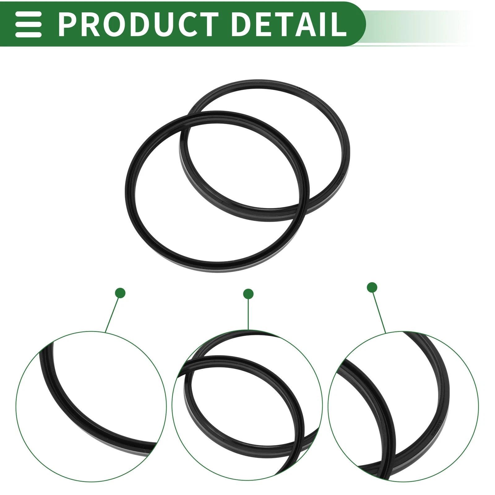Set of 5 Oil Seal Rotary Shaft Seal NBR Rubber 112x122x6mm