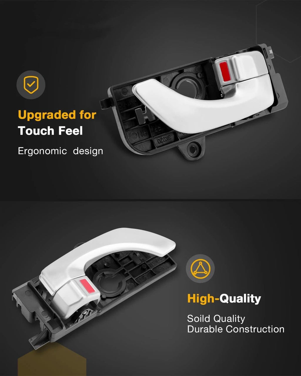 Inside Interior Door Handle Kit for Hyundai Sonata (2005–2008) HY1352134, HY1553108
