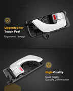 Inside Interior Door Handle Kit for Hyundai Sonata (2005–2008) HY1352134, HY1553108