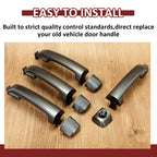 Set of Gray Painted Door Handles for Toyota Tundra Sequoia (2011–2019)