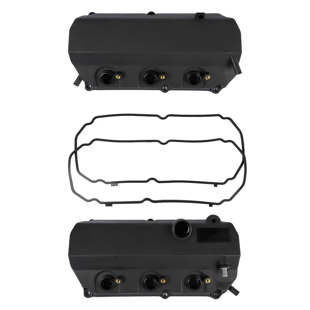 Set of 2 Engine Valve Covers w/ Gasket for Mitsubishi Outlander (2007–2009)