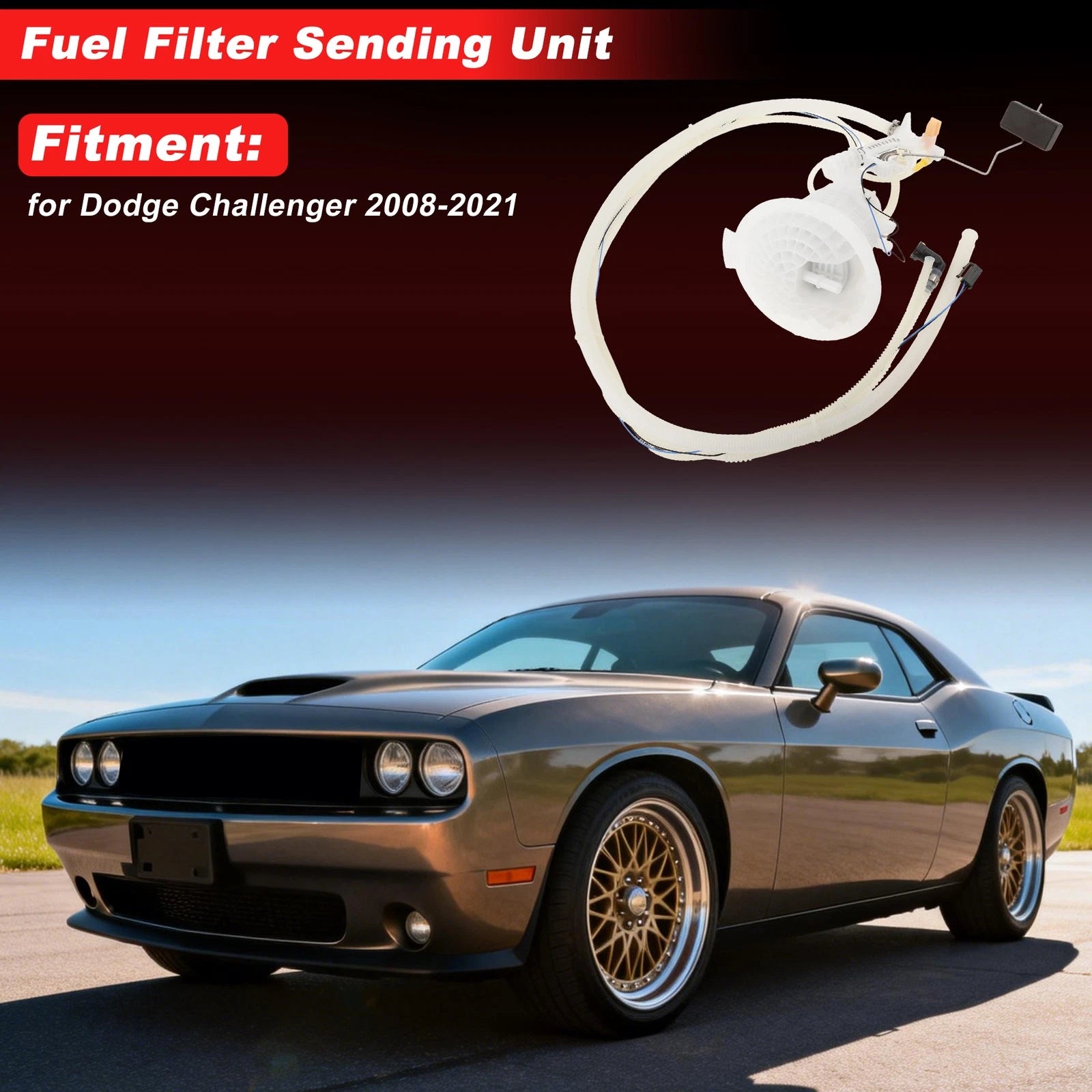 Fuel Filter Assembly for Dodge Challenger (2008–2021) No. 68053476AA